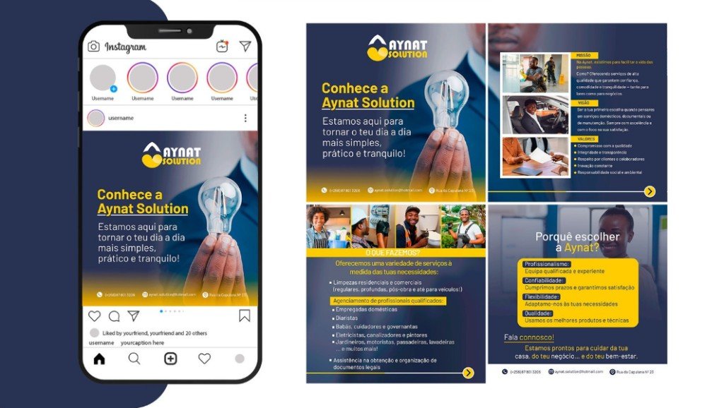 Aynat Solution — social media e posts